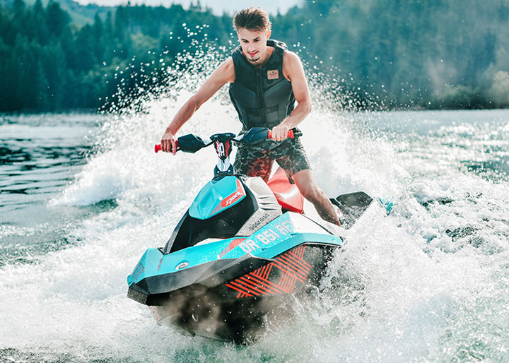 Man Riding Jet Ski 1